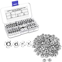 Tuerca de 4 Puntas- 90 Pcs Tuercas Roscadas para Madera- T nuts- tuercas en t de cuatro puntas- Tuercas de Acero al…